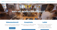 Desktop Screenshot of mafyvalmennus.fi