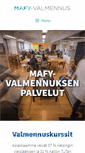 Mobile Screenshot of mafyvalmennus.fi